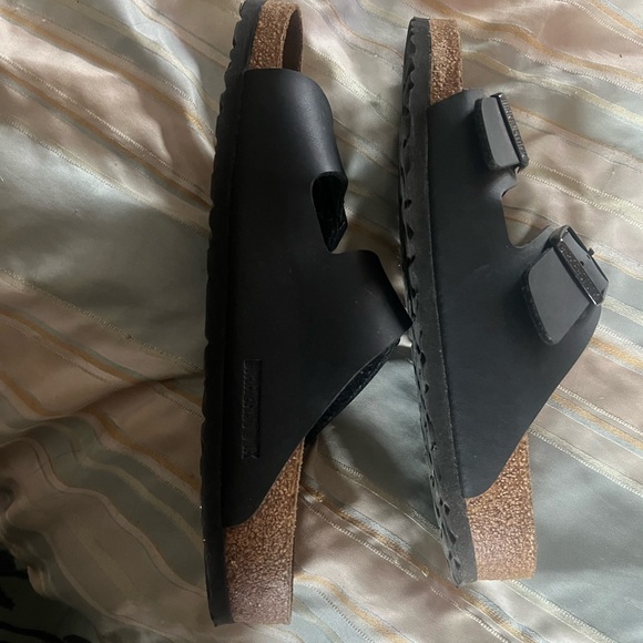Birkenstock Black Footbed Sandals - Picture 2 of 5